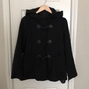 CoffeeShop Black swing coat M